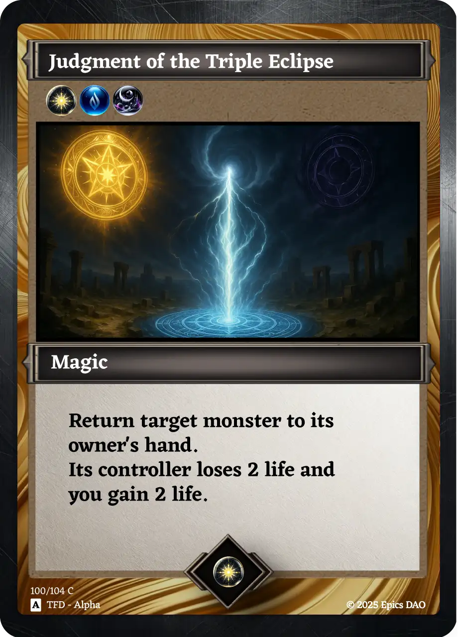 Judgment of the Triple Eclipse