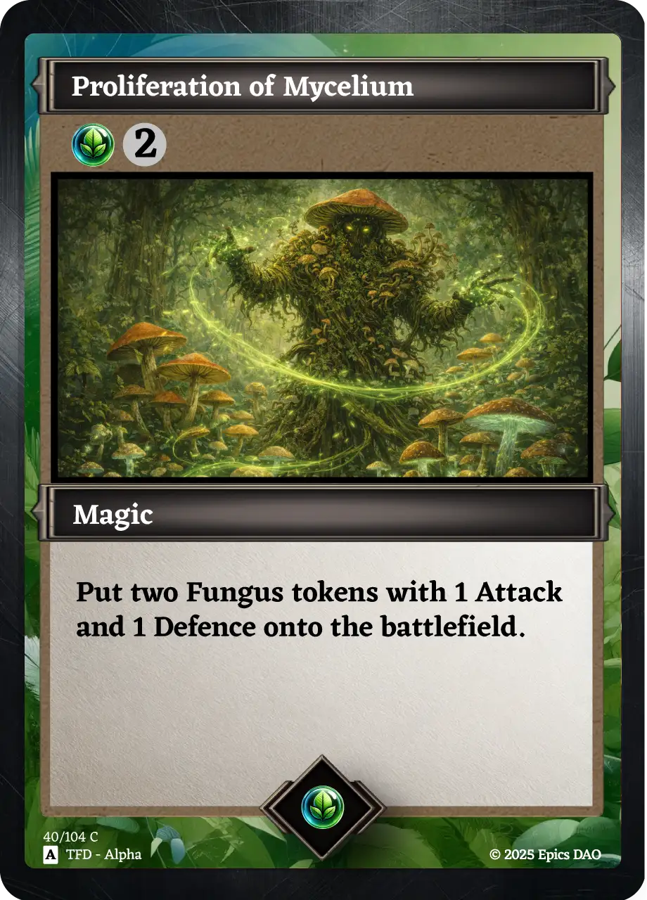 Proliferation of Mycelium