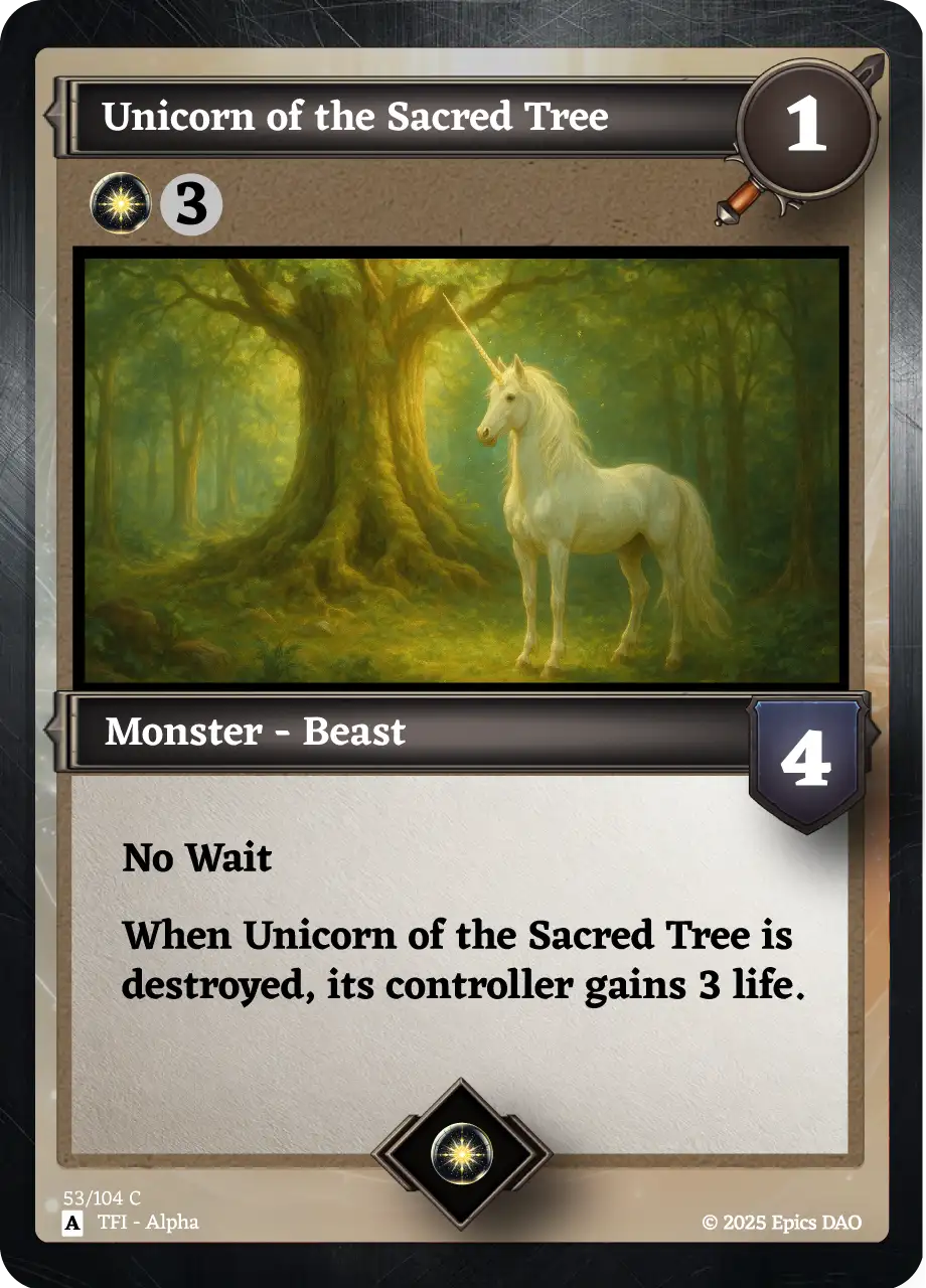 Unicorn of the Sacred Tree