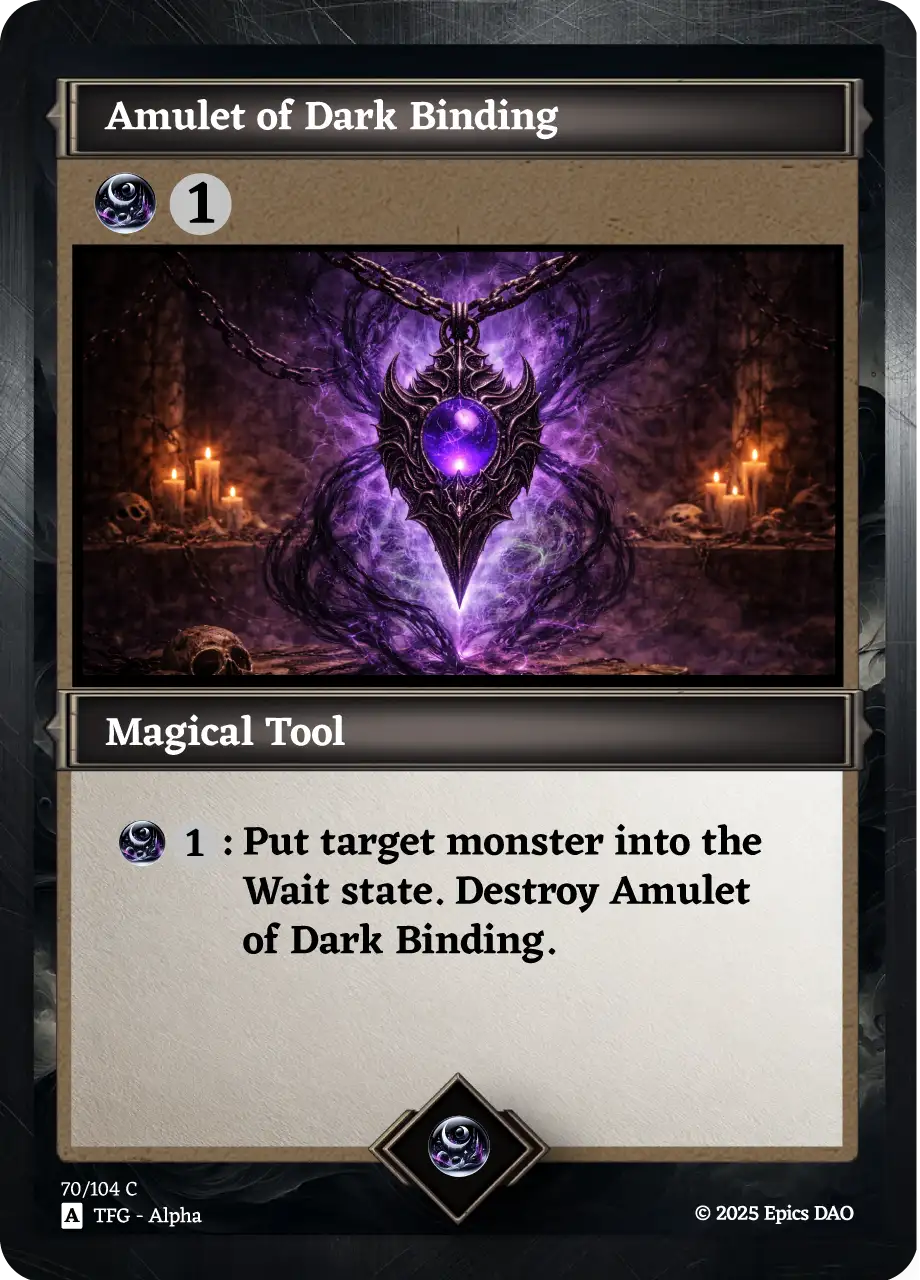 Amulet of Dark Binding