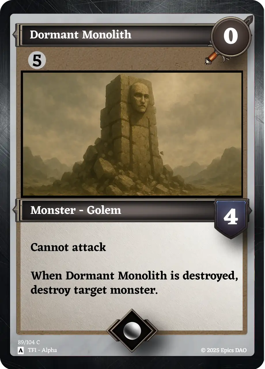 Dormant Monolith