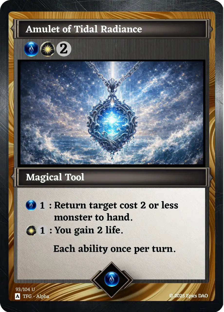 Amulet of Tidal Radiance