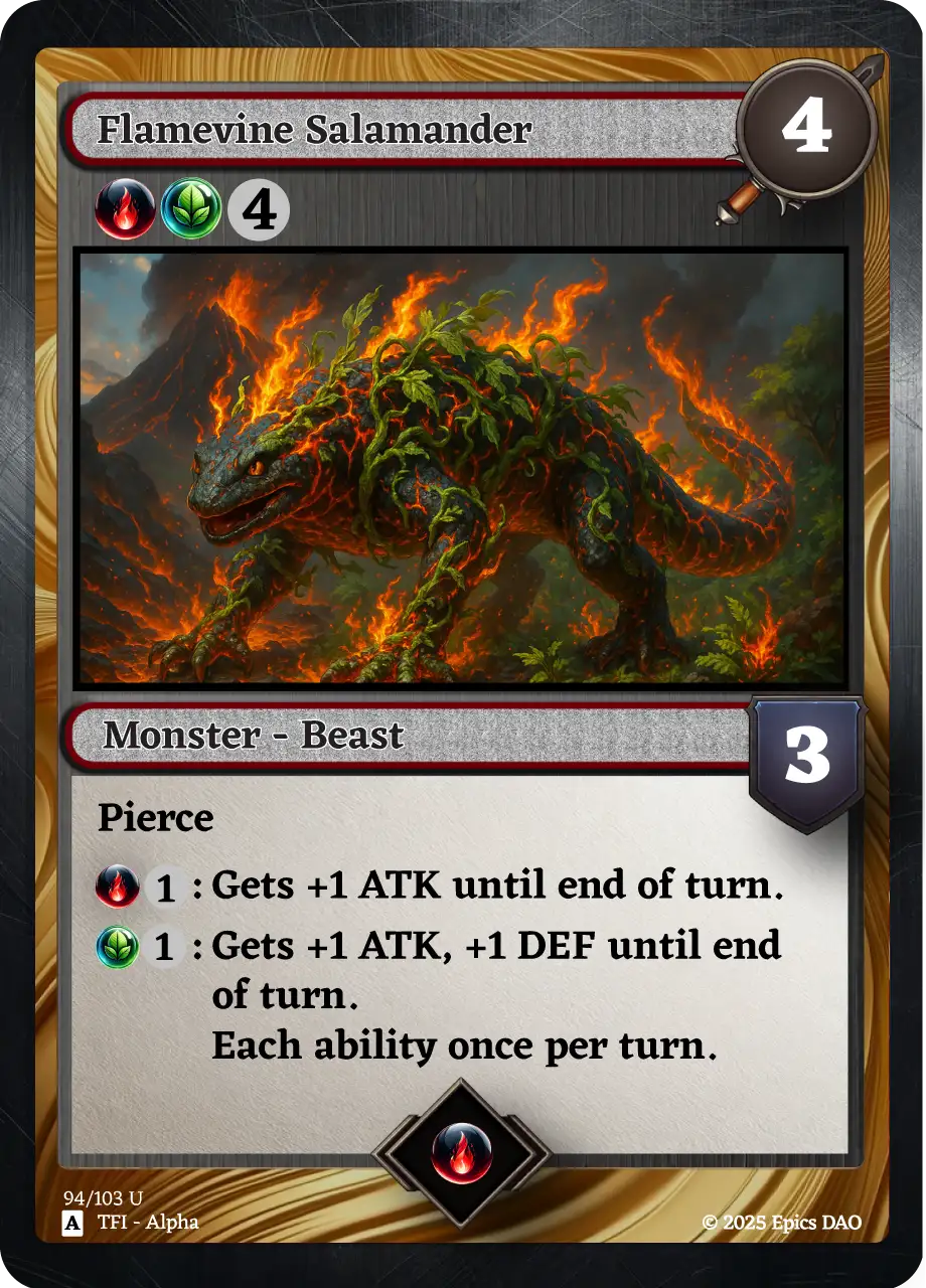Flamevine Salamander