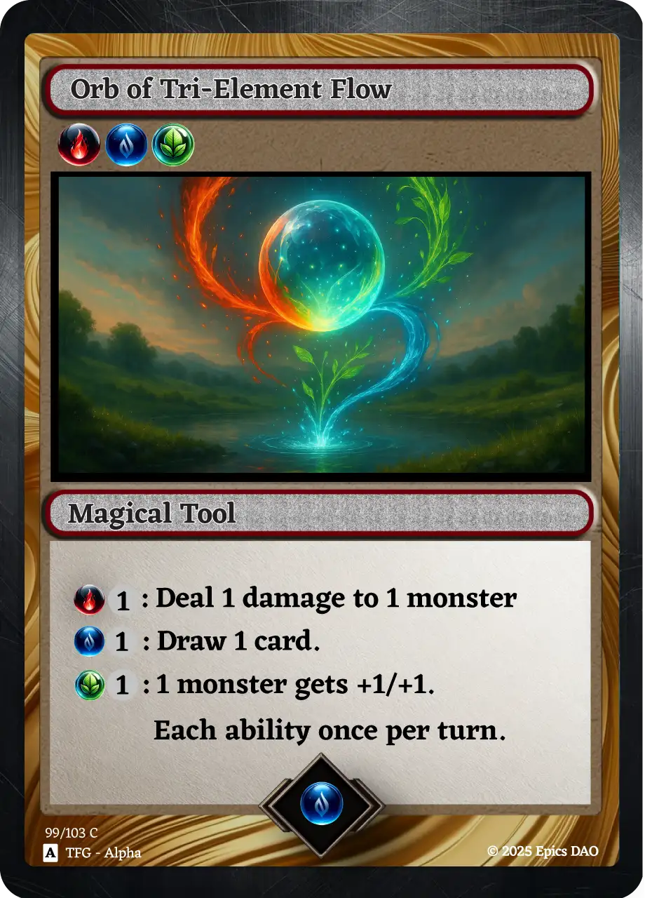 Orb of Tri-Element Flow