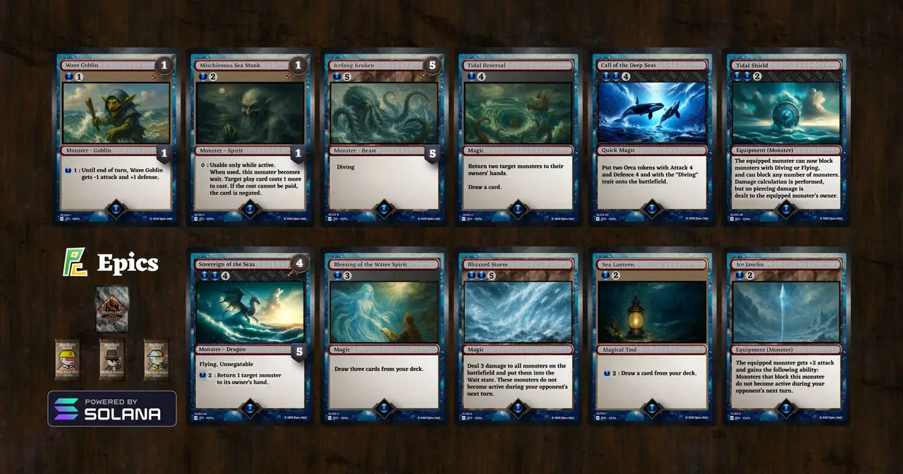 Featured Water Cards